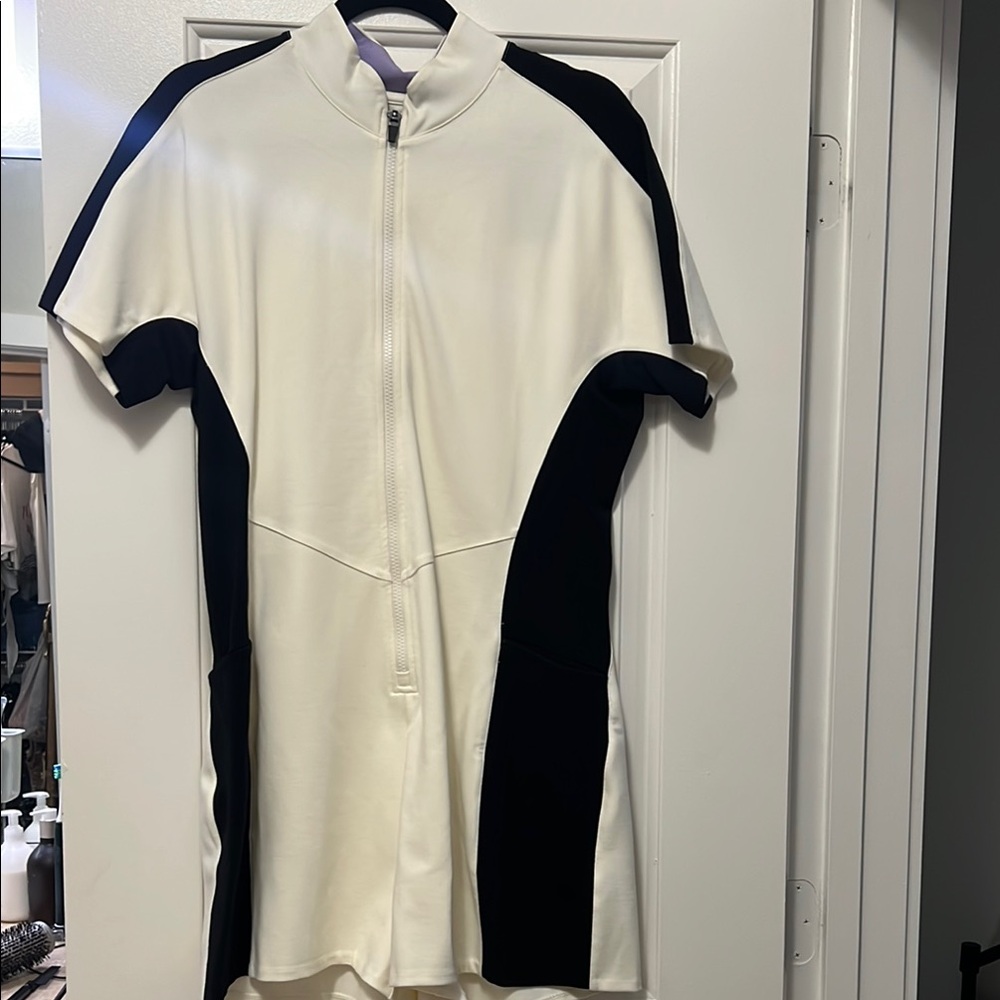 Bad Birdie Black and White Jumpsuit